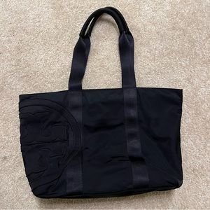 Tory Burch Penn Nylon Tote Bag - Black